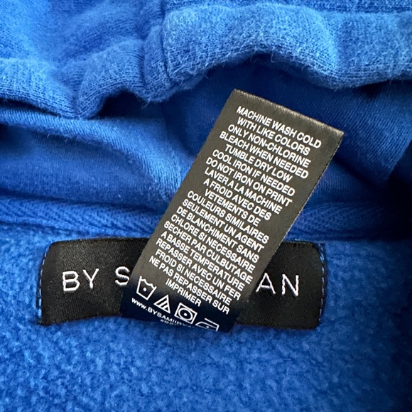 BSR By Samii Ryan Know Ya Worth Hoodie Sweatshirt Pullover Medium Royal Blue - Picture 7 of 11